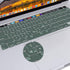 Keyboard Cover Skin For MacBook Pro 13 Pro 16 A2338 A2289 A2251 A2141 M1 M2 2020 to 2023 Dgreen