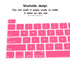 Keyboard Cover Skin For MacBook Pro 13 Pro 16 A2338 A2289 A2251 A2141 M1 M2 2020 to 2023 Hot Pink