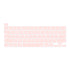 Keyboard Cover Skin For MacBook Pro 13 Pro 16 A2338 A2289 A2251 A2141 M1 M2 2020 to 2023 Pink