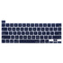 Keyboard Cover Skin For MacBook Pro 13 Pro 16 A2338 A2289 A2251 A2141 M1 M2 2020 to 2023 Navy Blue