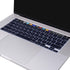 Keyboard Cover Skin For MacBook Pro 13 Pro 16 A2338 A2289 A2251 A2141 M1 M2 2020 to 2023 Navy Blue