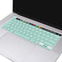 Keyboard Cover Skin For MacBook Pro 13 Pro 16 A2338 A2289 A2251 A2141 M1 M2 2020 to 2023 Mint Green