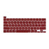 Keyboard Cover Skin For MacBook Pro 13 Pro 16 A2338 A2289 A2251 A2141 M1 M2 2020 to 2023 Wine Red