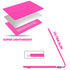 Suitable for  Hot Pink MacBook Pro 13 Inch Case 2016-2023 M1 M2 A2338 A2289 A2251 A2159 Hard Shell Case Keyboard Cover