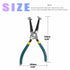 14Pcs Auto Engine Piston Ring Compressor Tool Set Piston Ring Pliers Piston Rings 62-145mm