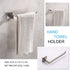 Square Hand Towel Holder Ring Wall Mounted Modern Towel Bar Bathroom Kitchen