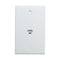 Ethernet Wall Plate 1 Port Cat6 Ethernet Cable Wall Plate Adapter