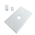 Ethernet Wall Plate 1 Port Cat6 Ethernet Cable Wall Plate Adapter