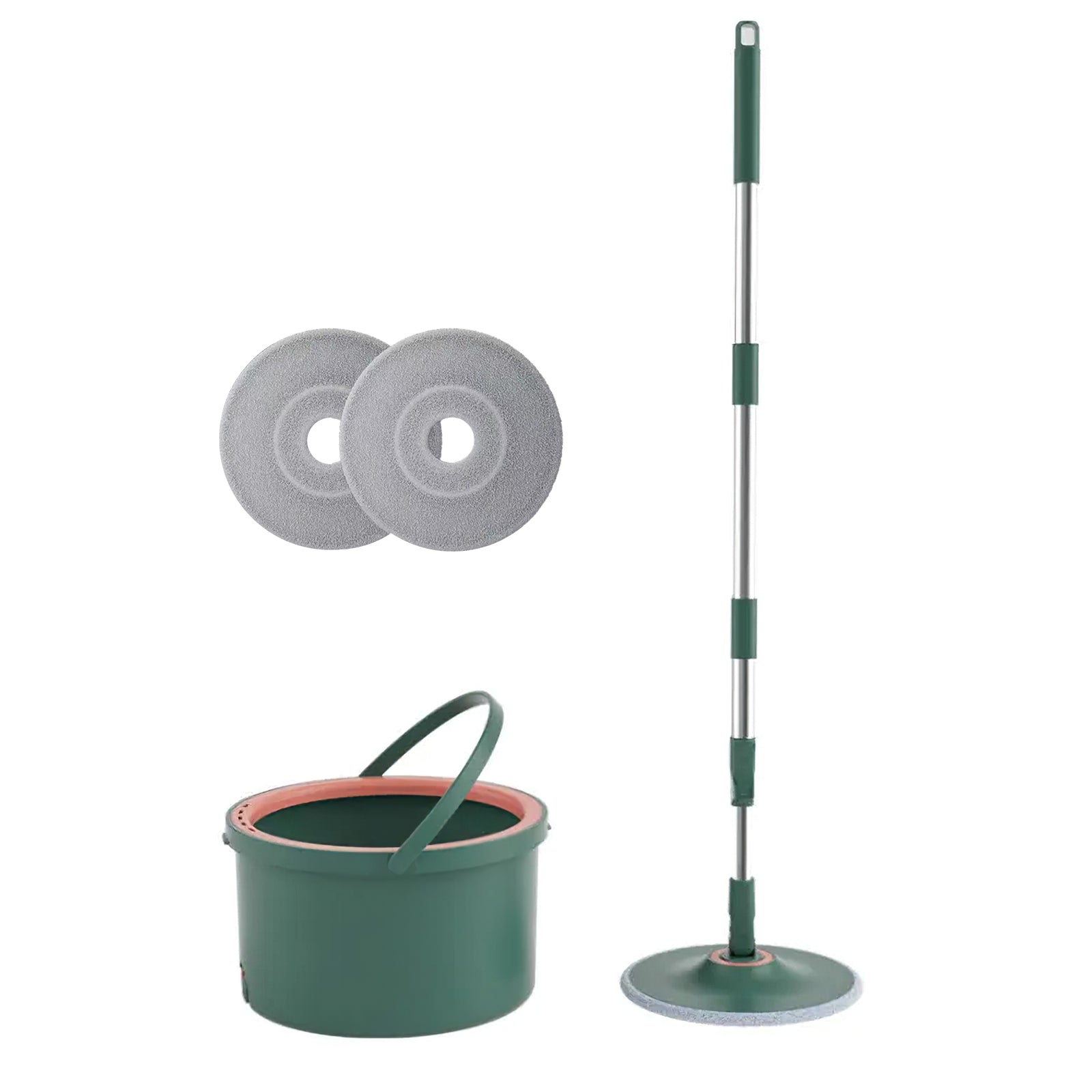 Clean Sewage Separation Mop Rotary Hand-Wash-Free Flat Suction Green