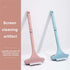 Multifunctional Glass Cleaner Screen Brush Double Sided Window Cleaning Pink