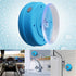 Mini Portable Large Suction Cup Bluetooth Speaker Stereo Music Outdoor White