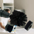 Three-Piece Electric Drill Set Bathroom Carpet Sink Cleaning Brush Head Black
