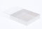 100 Pack of 10cm Square Invitation Coaster Favor Function product Presentation Cookie Biscuit Patisserie Gift Box - 4cm deep - White Card with Clear Slide On PVC Lid