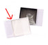 100 Pack of 15cm Square Invitation Coaster Favor Function product Presentation Cookie Biscuit Patisserie Gift Box - 4cm deep - White Card with Clear Slide On PVC Lid