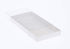 100 Pack of White Card Box - Clear Slide On Lid - 25 x 25 x 6cm - Large Beauty Product Gift Giving Hamper Tray Merch Fashion Cake Sweets Xmas