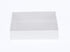 100 Pack of White Card Box - Clear Slide On Lid - 30 x 20 x 8cm -  Large Beauty Product Gift Giving Hamper Tray Merch Fashion Cake Sweets Xmas