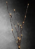 10 Sets of LED Light Bunch Stem - Warm White BATTERY fairy lights - 50cm high 20 bulbs/petals