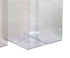 50 Pack of 9cm Sqaured Cube Gift Box -  Product Showcase Clear Plastic Shop Display Storage Packaging Box