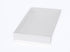 50 Pack of White Card Box - Clear Slide On Lid - 25 x 25 x 6cm - Large Beauty Product Gift Giving Hamper Tray Merch Fashion Cake Sweets Xmas