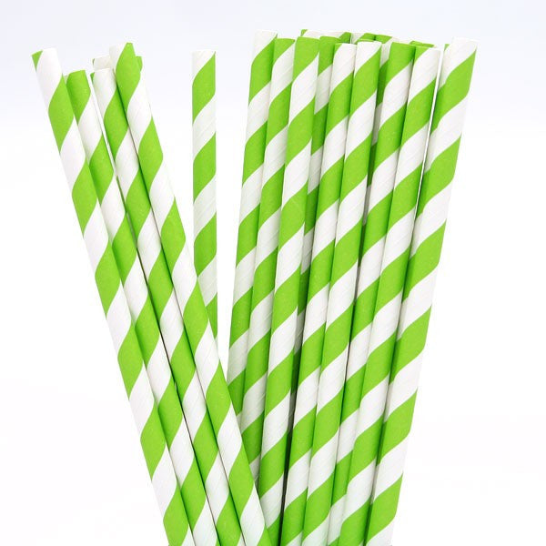 1000 Bulk Wholesale Pack Green White Drinking Straws Biodegradable Eco Paper Birthday Party Event Bistro Bar Cafe Take Away