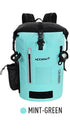 IPX8 Waterproof Bike Cycle Outdoor Sports Backpack Double-Layer Waterproof Bag  MINT GREEN