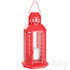 Red Metal Miners Lantern Summer Xmas Wedding Home Party Room Balconey Deck Decoration 21cm Tealight Candle