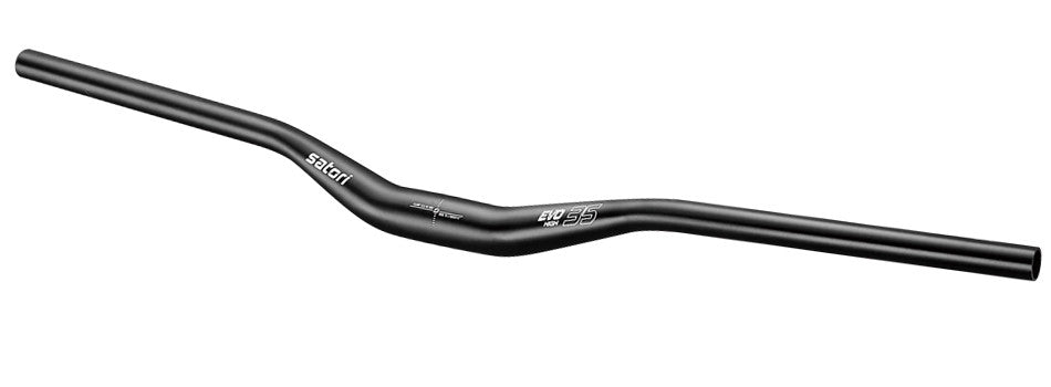 Satori EVO 35 Large - 355mm Rise Handlebar - Black MTB Trekking Universal 780mm Long