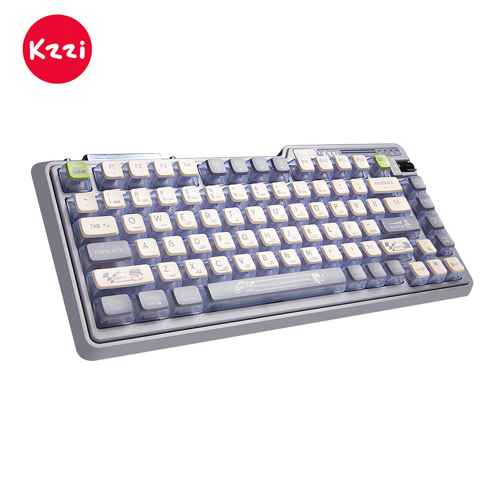 K75 PRO RGB 75% Wireless Gasket Mechanical Night Grey Keyboard, Triple Mode, Eternity Tactile Switch