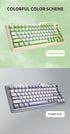 K75 PRO RGB 75% Wireless Gasket Mechanical Night Grey Keyboard, Triple Mode, Eternity Tactile Switch