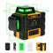 KAIWEETS KT360A Green Laser Level 3 X 360Â° Rotary Self Leveling with 1 Rechargeable Battery