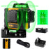 KAIWEETS KT360A Green Laser Level 3 X 360Â° Rotary Self Leveling with 1 Rechargeable Battery