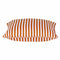 Dandi Orange & White Striped Nautical Cushion Cover 40x40cm