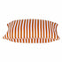 Dandi Orange & White Striped Nautical Cushion Cover 40x40cm