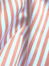 Dandi Orange & White Striped Nautical Cushion Cover 40x40cm