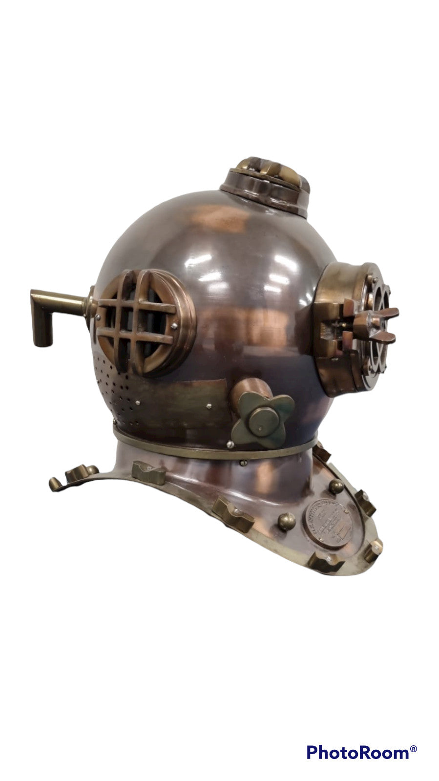 US Navy Mark V Diving Helmet  Dark Antique Finish