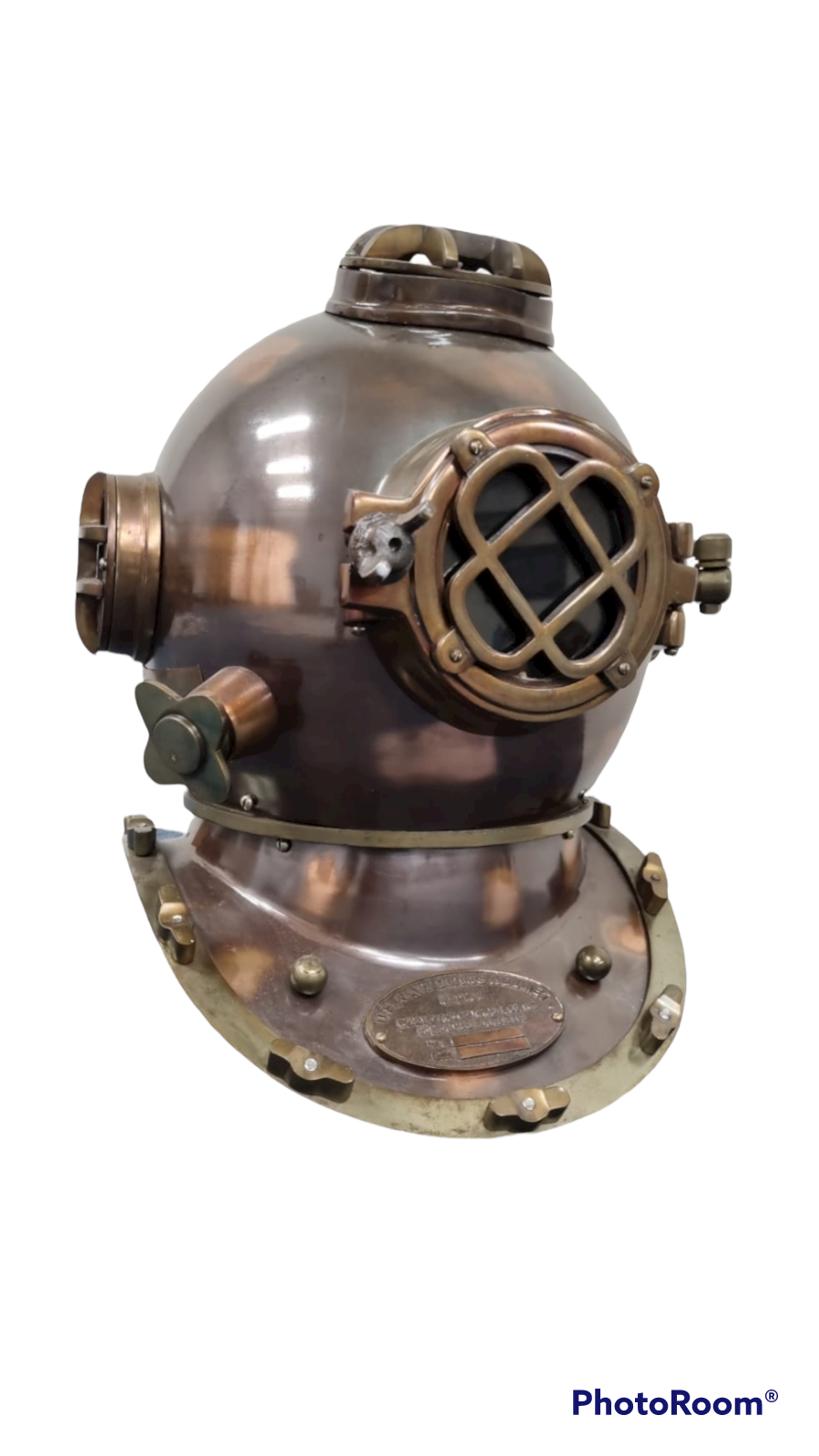 US Navy Mark V Diving Helmet â€“ Dark Antique Finish