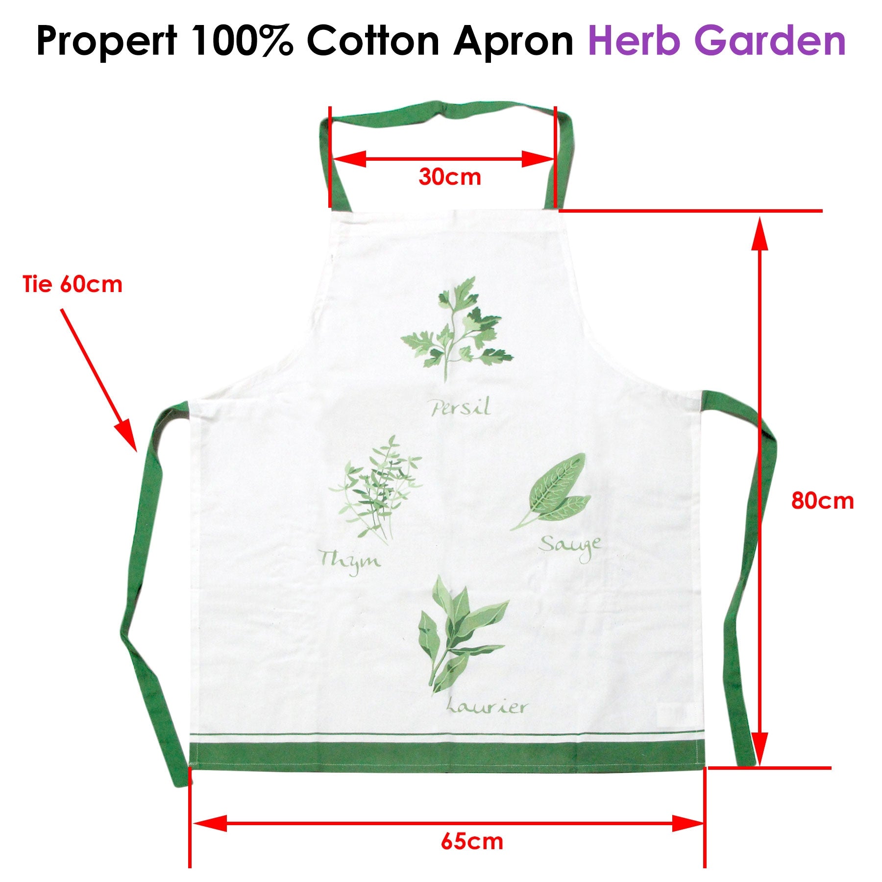 Propert Apron Herb Garden