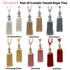 Elizabeth Pair of Curtain Tassel Rope Ties Pink/Gold