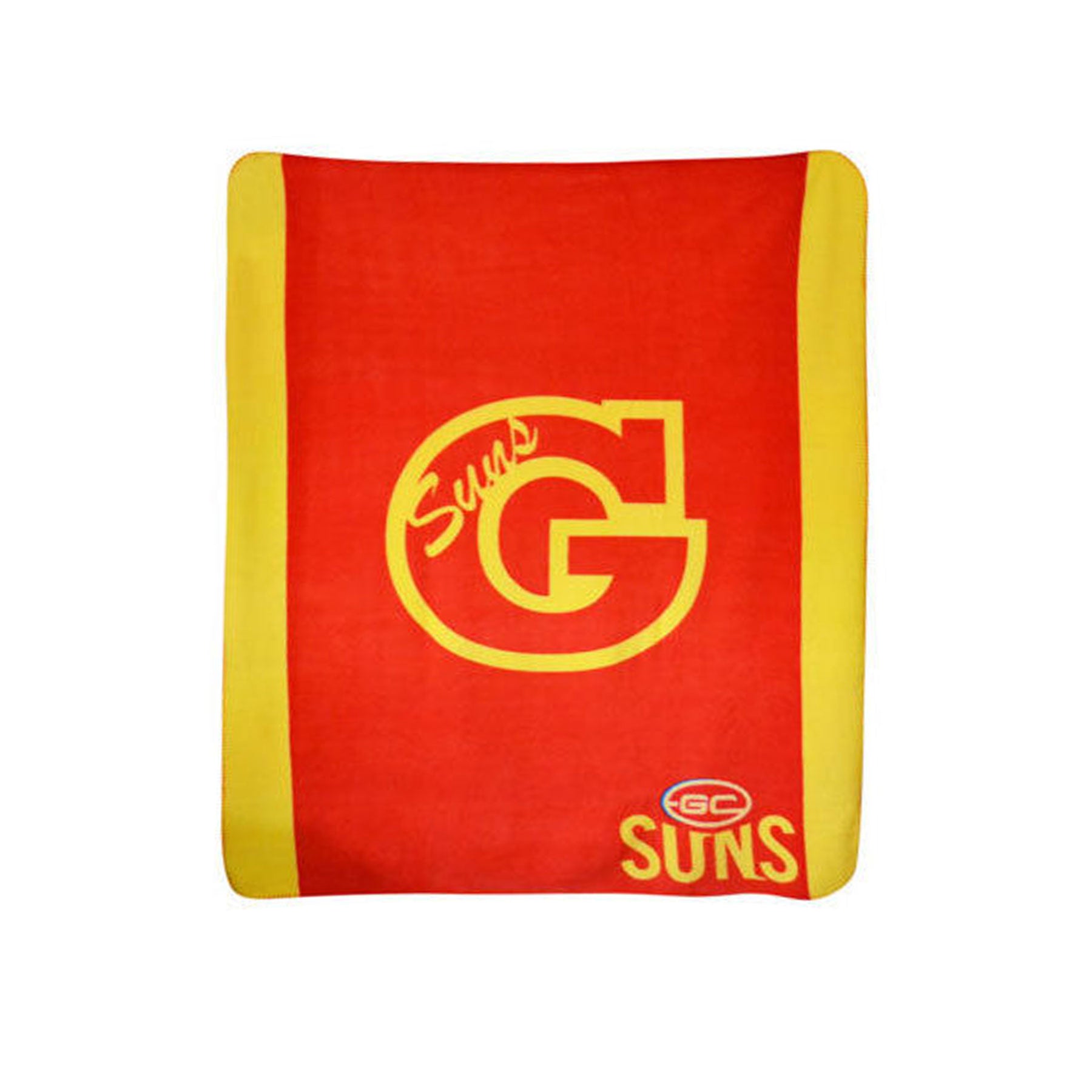 Licensed Polar Fleece Throw Gold Coast Suns