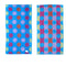 Jacquard Velour Reversible Beach Towel Blue Circles