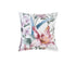 Carmela White Coordinate Square Filled Cushion