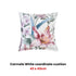 Carmela White Coordinate Square Filled Cushion