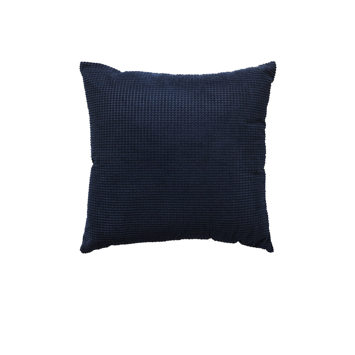 Lebron Indigo Jacquard Square Filled Cushion