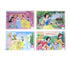 Set of 4 Disney Cartoon Waterproof Placemats Princess