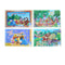 Set of 4 Disney Cartoon Waterproof Placemats Winnie The Pooh