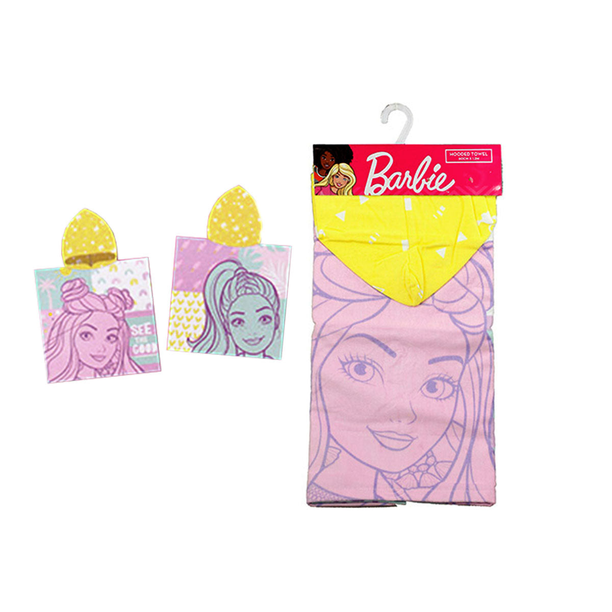 Barbie See the Good Cotton Hooded Licensed Towel 60 x 120 cm
