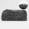 Long Hair Faux Fur Throw Rug Grey