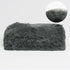 Long Hair Faux Fur Throw Rug Grey
