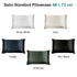 Satin Standard Pillowcase Charcoal