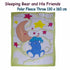Sleeping Bear and His Friends Polar Fleece Throw
